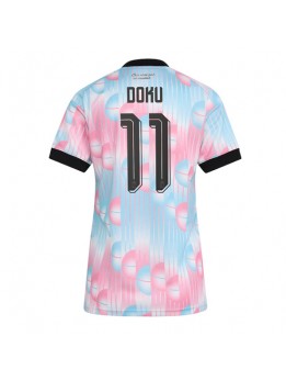 Ženski Nogometna dresi replika Belgija Jeremy Doku #11 Gostujoči SP 2026 Kratek rokav